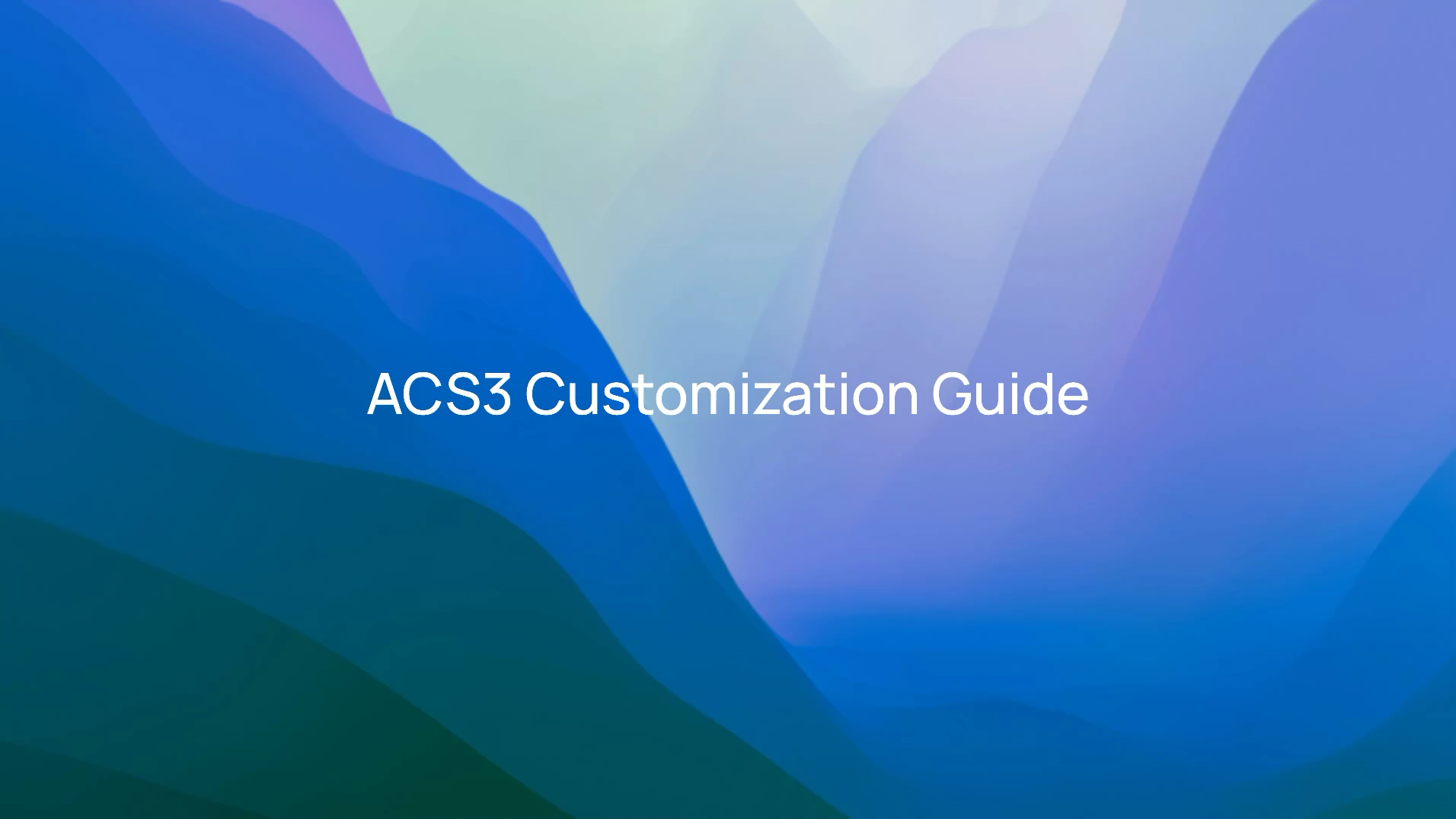 ACS3_Customization_Guide